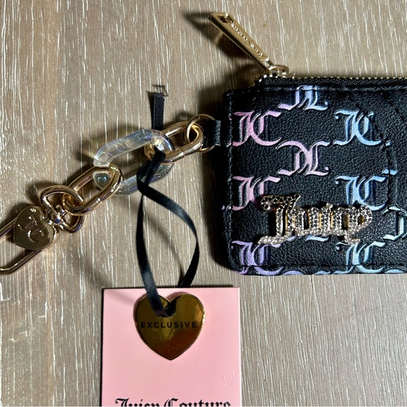 NWT Juicy Couture Princess Charming Black Shoulder Crossbody Bag Wallet VIRAL - Picture 12 of 15